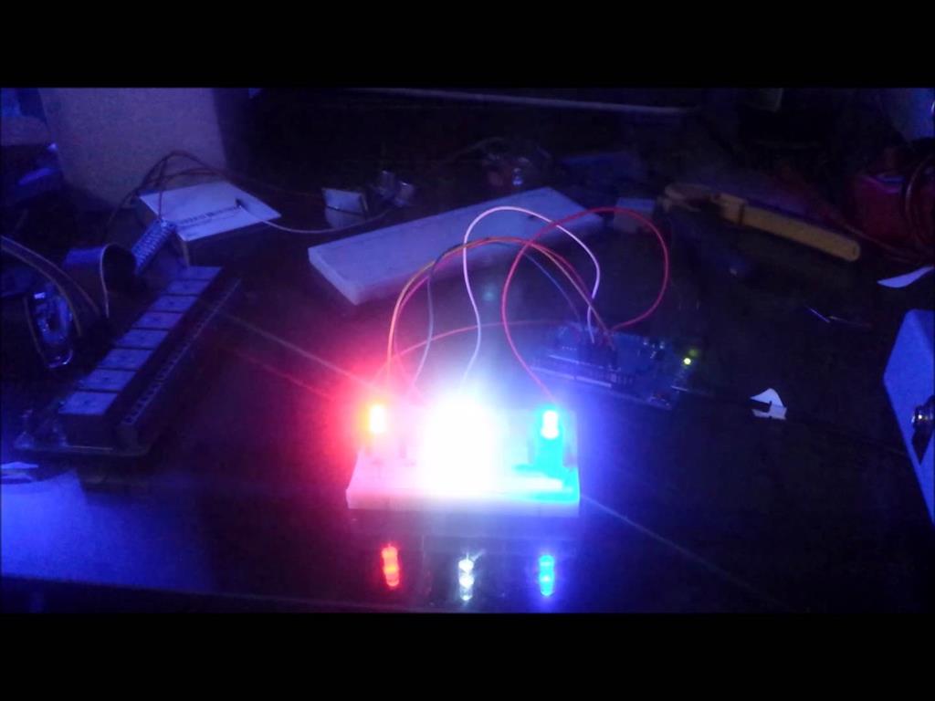 Police Strobe Light Using Arduino