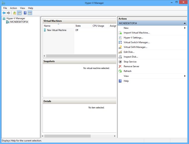 How to Configure Windows 8 Client Hyper-V