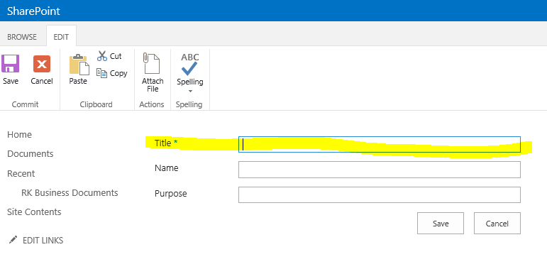 Hide The Default Title Field In List Forms In SharePoint
