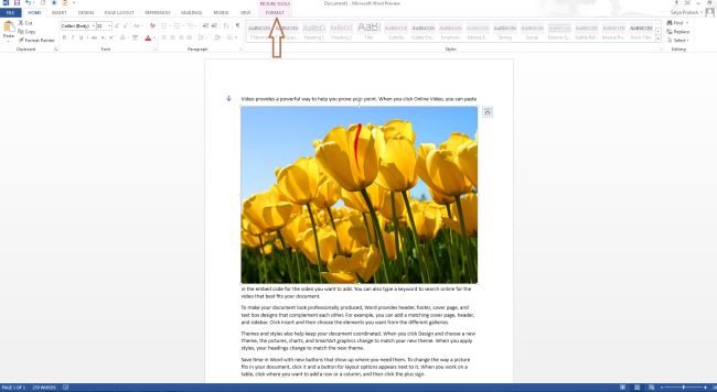 Compress Image In Word 2013