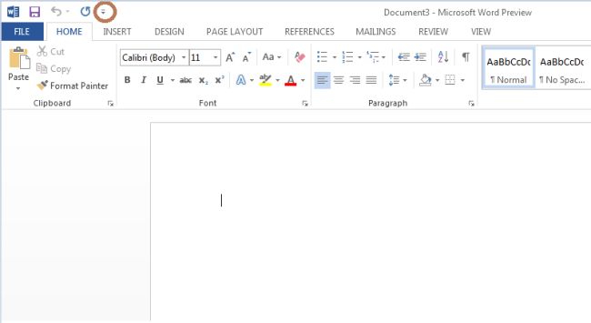 view endnote toolbar in word