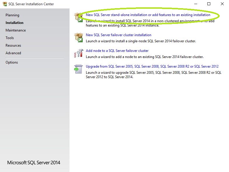 SQL Server 2014 Installation Steps