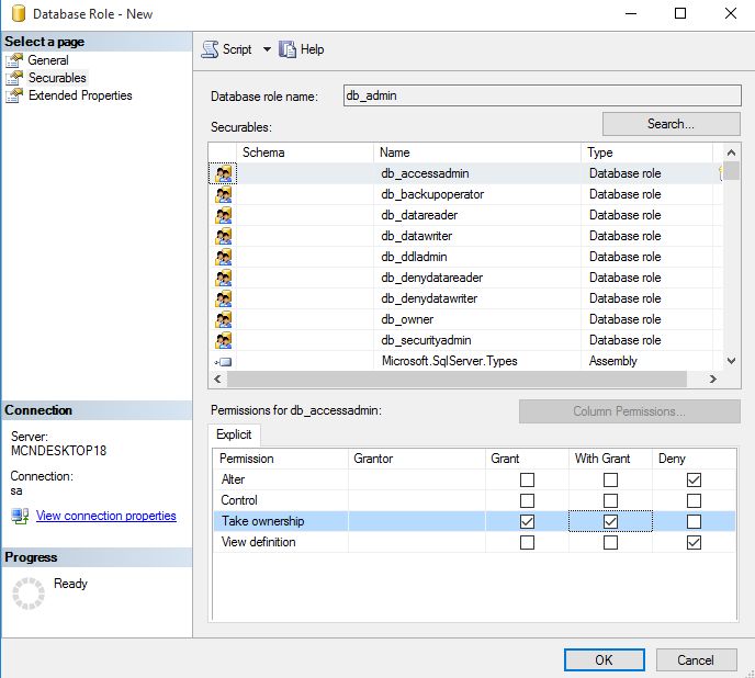 SQL Server-Level Roles And Permissions