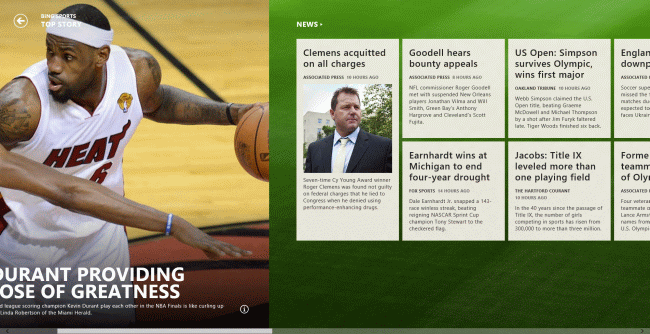 Bing: Sports 