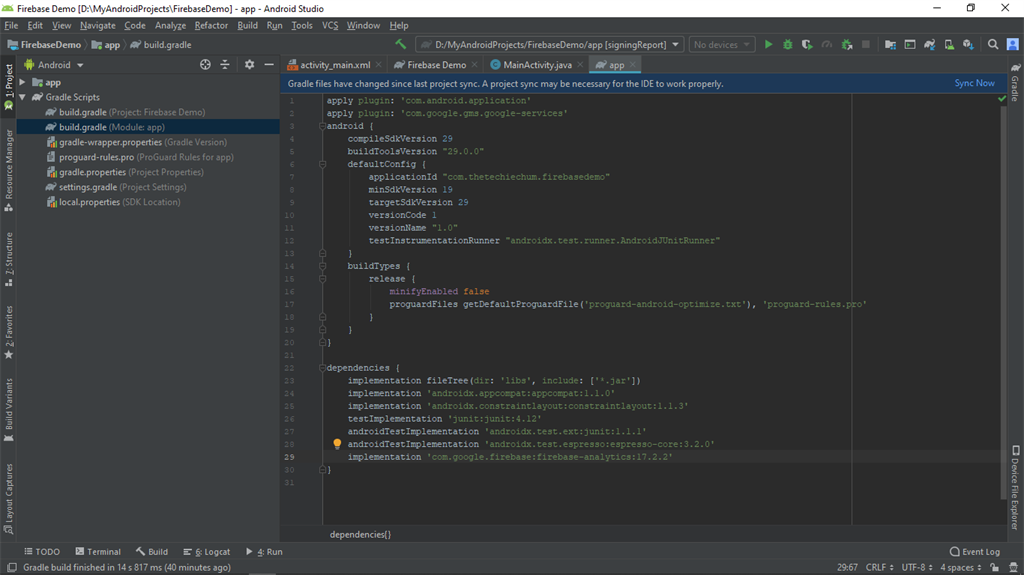 firebase android studio plugin