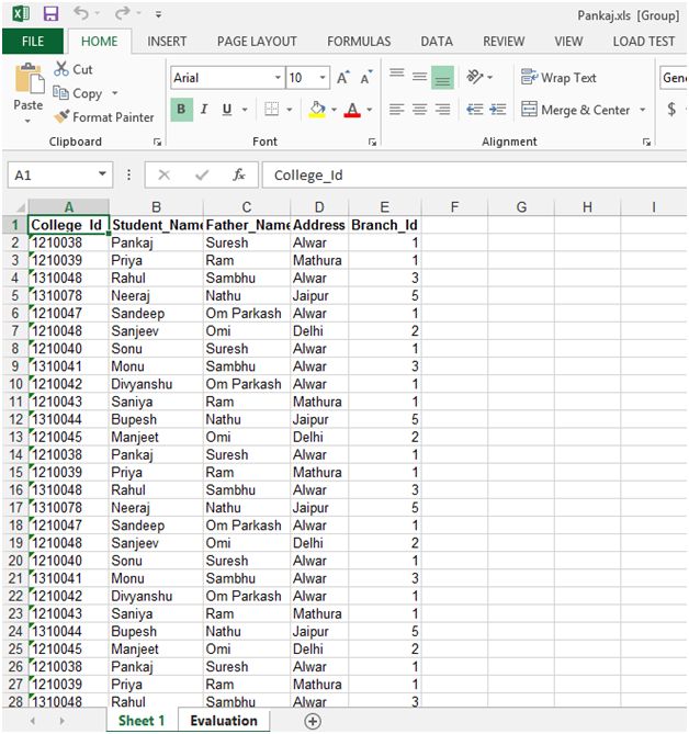 Import and Export Data From Excel to Database