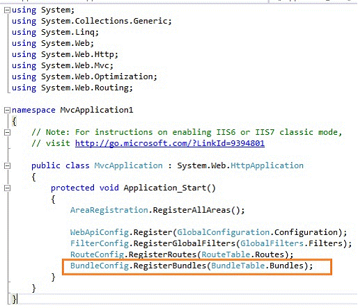 Bundling And Minifications In ASP.NET