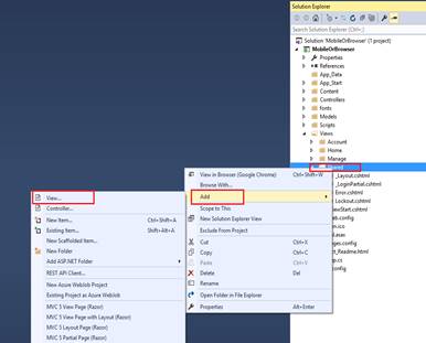 How To Call Different Layouts Using Mvc Application