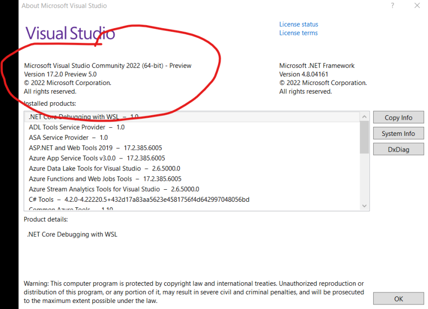 Enable Preview Version In Visual Studio 2022
