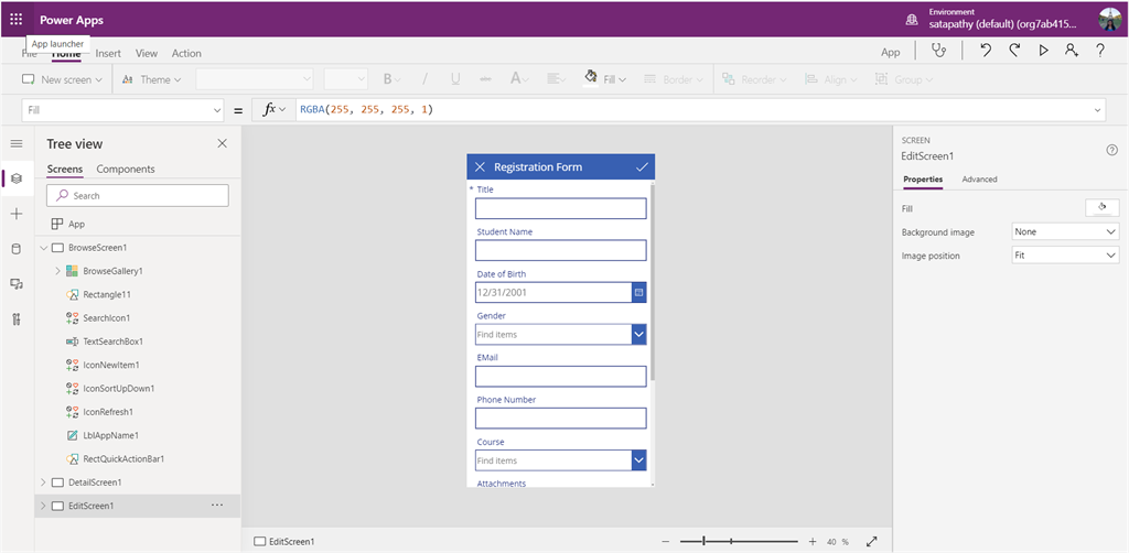 Modify a SharePoint List Into a Power Apps Form