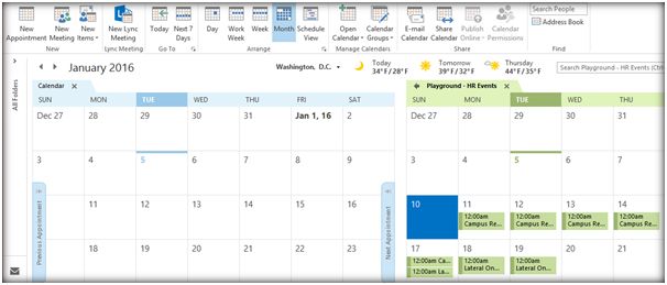 Sync SharePoint and Outlook Calendar