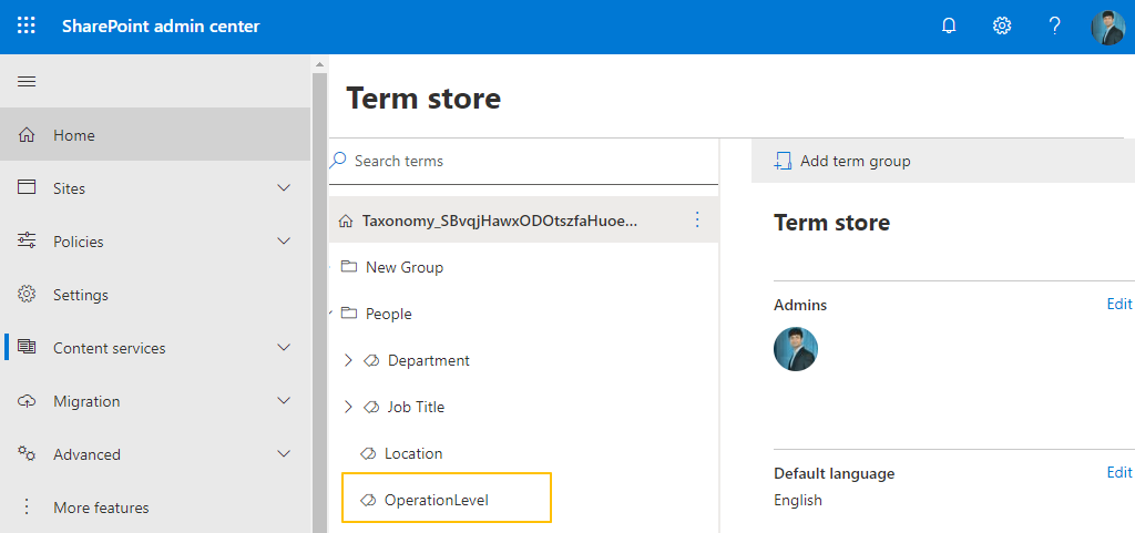 SharePoint Managed Metadata Services Rest API