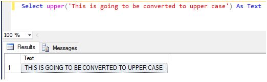 Convert Text To UpperCase And LowerCase In SQL