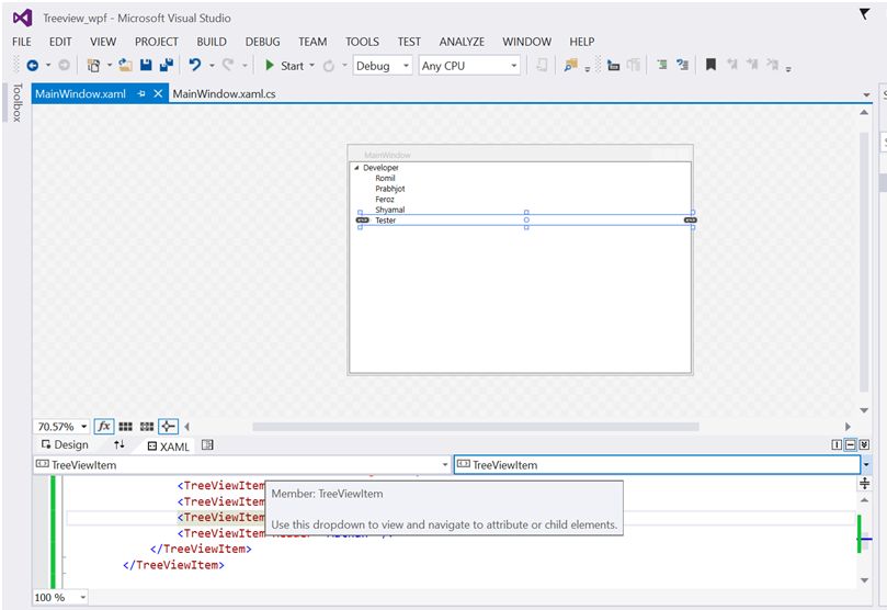 c treeview example wpf