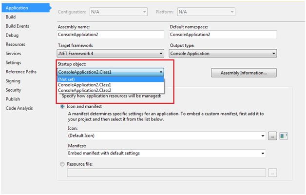 Main Method in C#