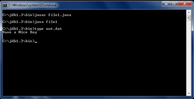 File Operation. Write a Java program to write data to…