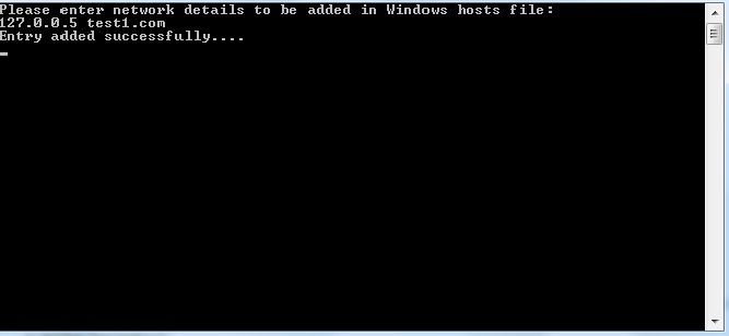 Programmatically Modify Windows Hosts File using C#