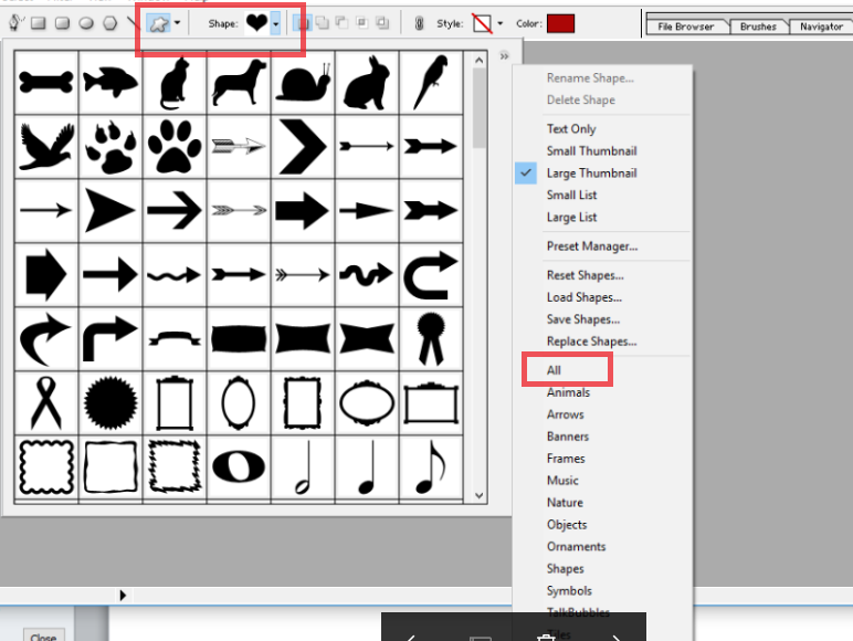 How To Create Custom Shape In Adobe Photoshop 7.0
