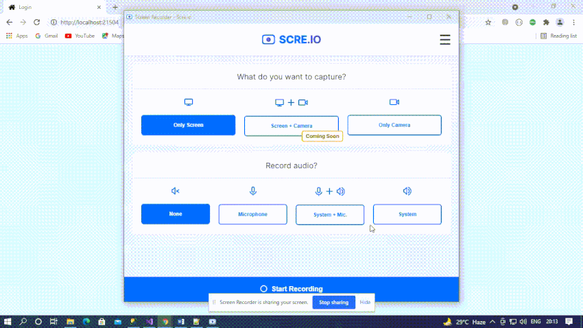 Creating an online quiz application sales using spring mvc