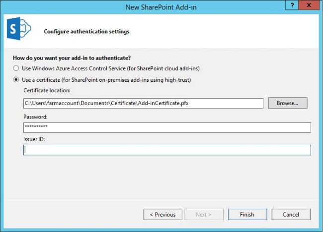 Create a Self Signed Certificate For Use With Provider Hosted Add in In