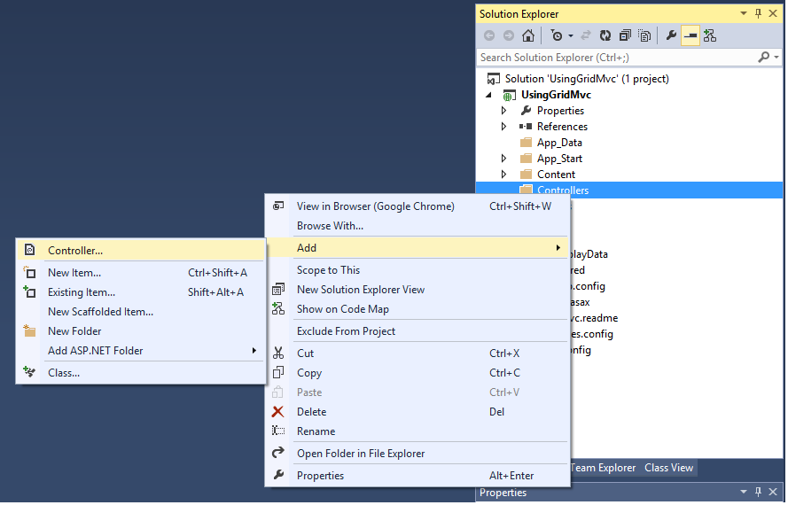 Display and Sort Data Using GridMVC DLL