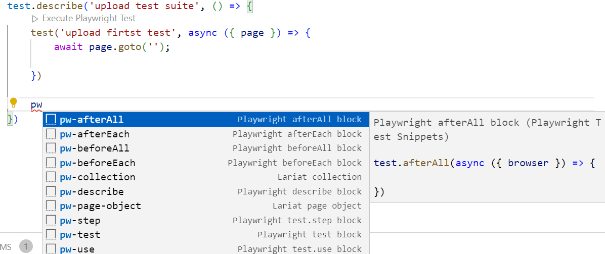 Playwright Test for VSCode - Visual Studio Marketplace