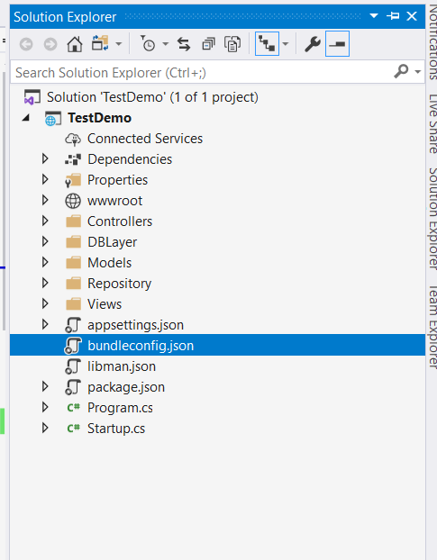 Bundling And Minification In .NET CORE MVC