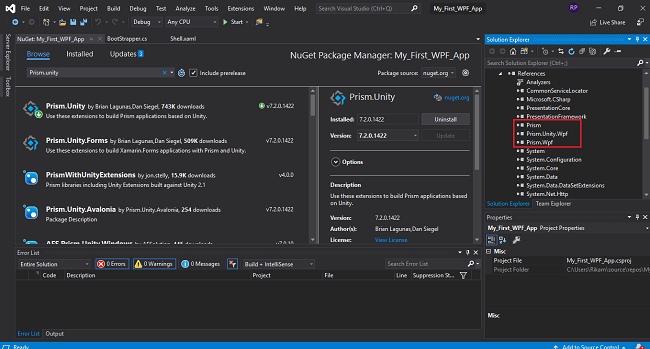 Creating A Wpf Application Using Prism Library And Mvvm Architectural Pattern 0570