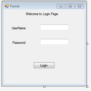 How To Create Login Form In Windows Application Using C#