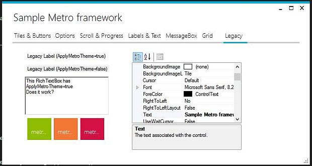 Как подключить metro framework