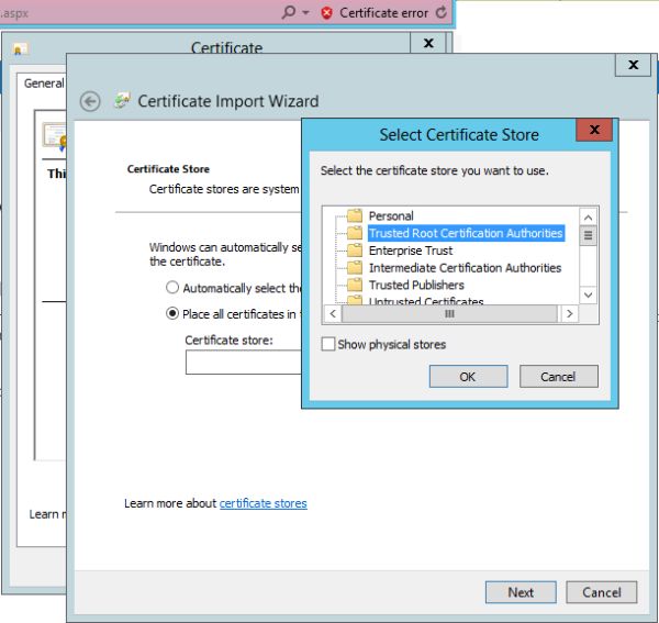 Creating Self Signed Certificate For Development Purposes