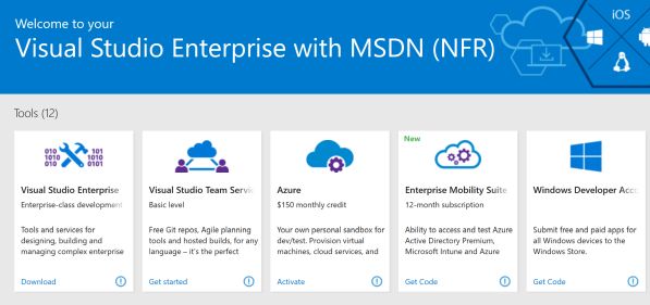 msdn operating systems subscription