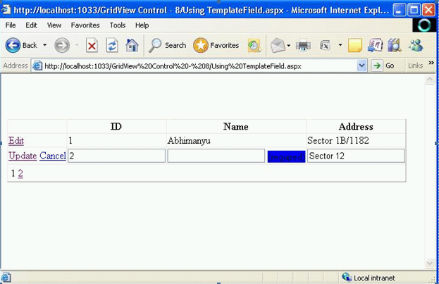 GridView Control In ASP.NET: Part 8