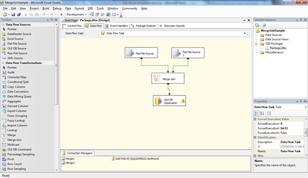 SQL Server Integration Services (SSIS) - Merge Join Transformation in SSIS