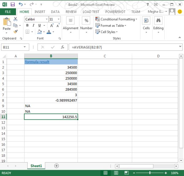 IsFormula Function in Excel 2013