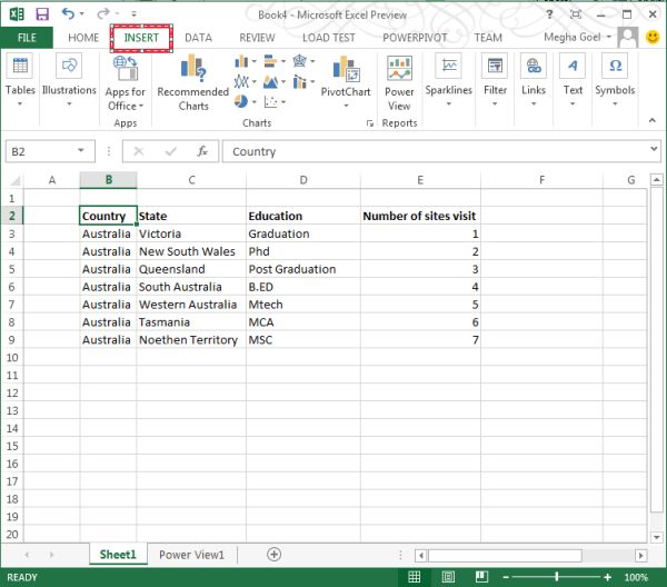 Show Map Inside Power View in Excel 2013