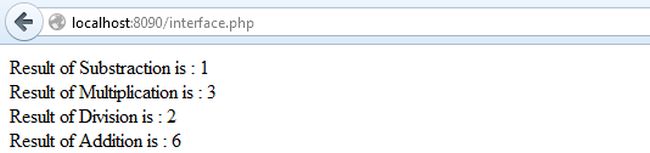 interface-in-php