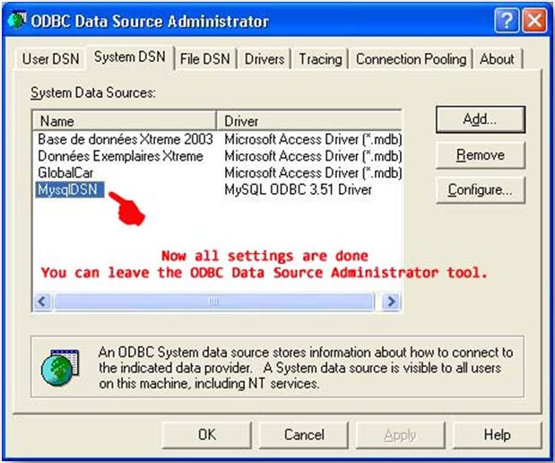 odbc manager cannot add new system dsn