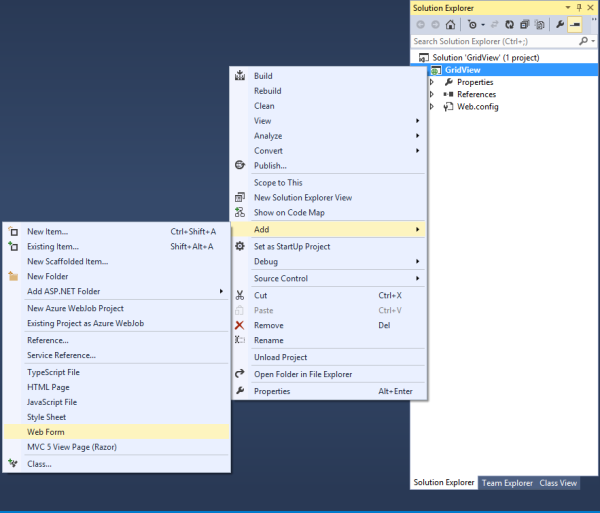 Display Data in GridView Using ASP.Net