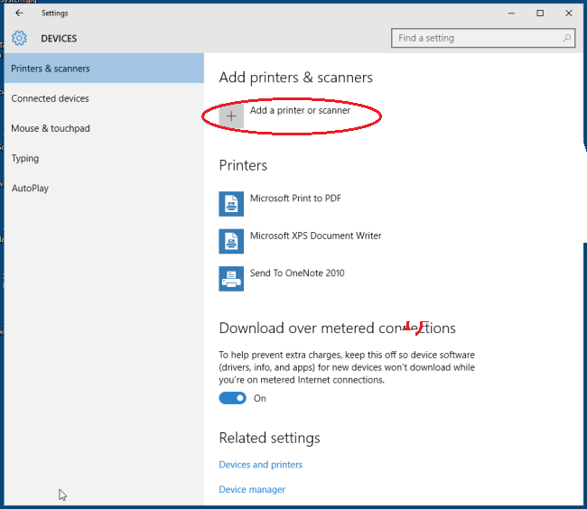 Customized Device Setting In Windows 10