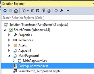 Enabling & Working With Windows Search Feature in Windows Store Apps