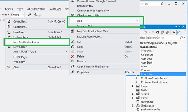 Add Odata controller