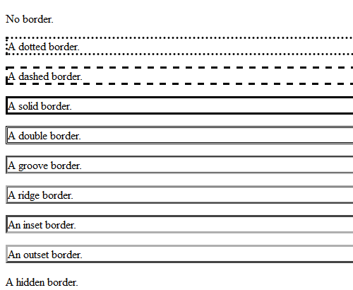 CSS Border Property in HTML: Part 2