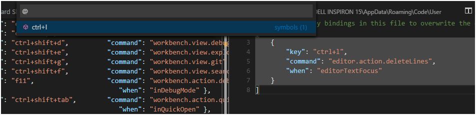 search by id html visual studio code keyboard shortcuts