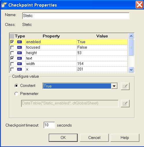 Creating a Table Checkpoint in QTP Tool in Testing