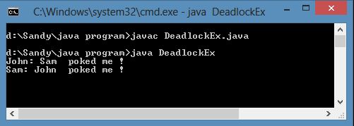 java deadlock with 1 bject