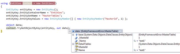 Creating Entity Key In Entity Framework