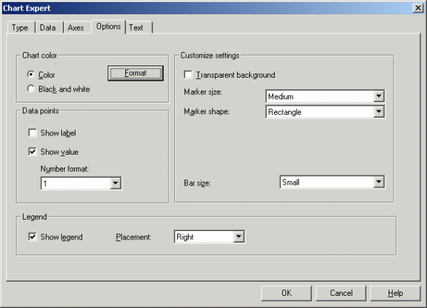 Tip: How to conditionally change the color of a Chart in Crystal Reports?