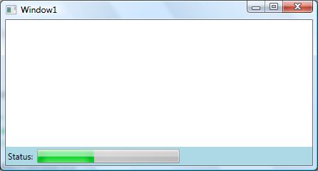 Using XAML ProgressBar in WPF