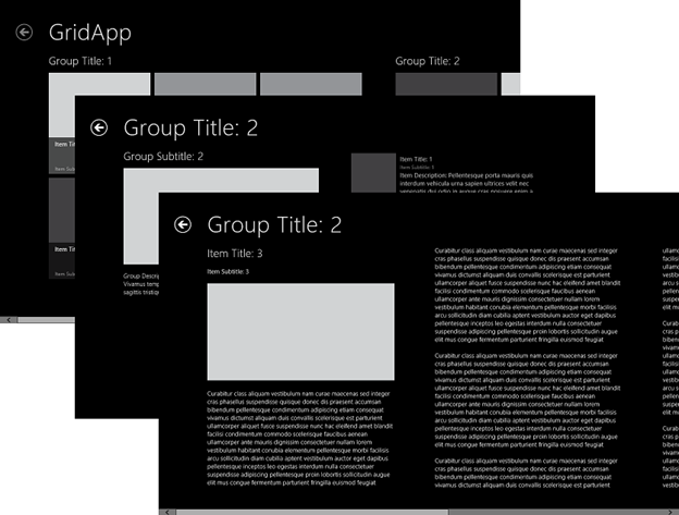 Windows Store App Project Templates in Visual Studio 2012